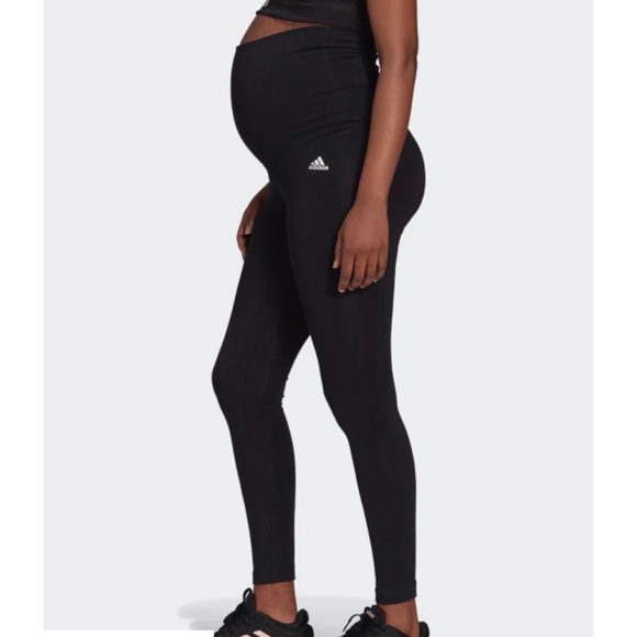 adidas Pants - Adidas Maternity  High-Waisted Ankle Leggings